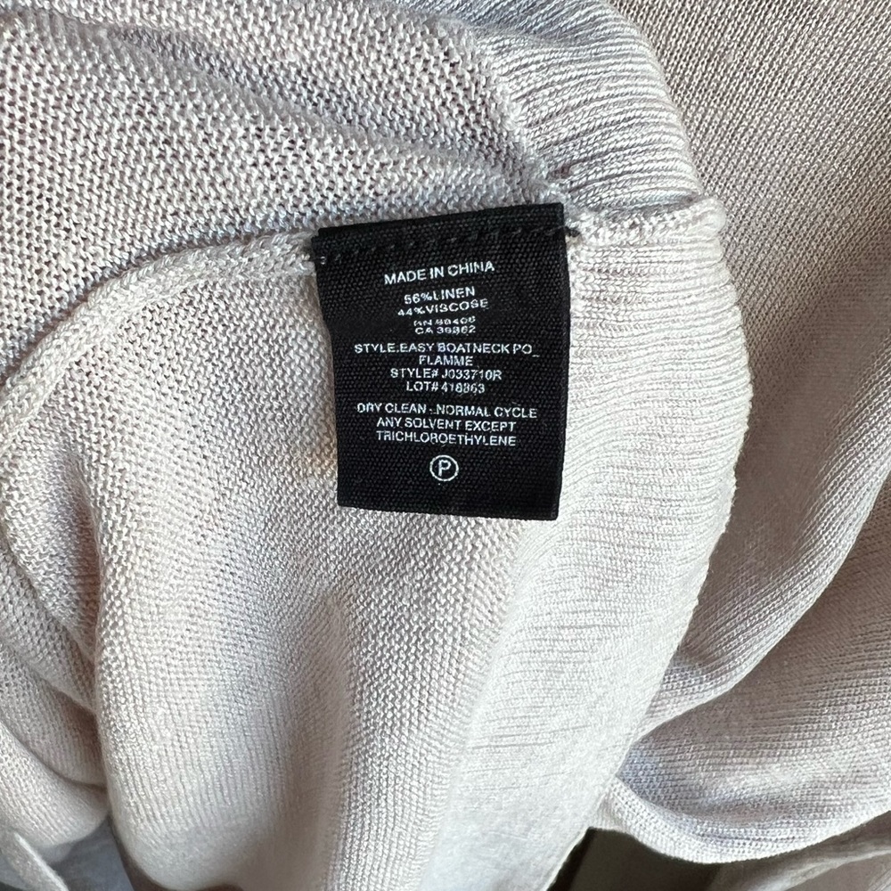 Theory Women Long Sleeve Shirt | Medium - Picture 3 of 5